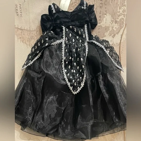 🆕Trish Scully BLACK Princess Dress Size 3 NWT - Picture 3 of 9